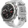 imageAmazfit TRex 3 RuggedMilitary Smart Watch 48mm 27 Day Battery GPS with Privacy Offline Maps 328 Feet WaterResistant 170 FitnessSport Modes AI Voice Control for Android or iPhone LavaHaze Gray
