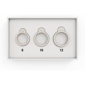 imageAmazfit Helio Smart Ring Health Tracker Fitness Tracker Ring No Subscription Monitors Sleep Heart Rate ampamp Stress Titanium Alloy Fast 14Hr Charging SwimShower WaterResistant Size 12Ring Sizing Kit