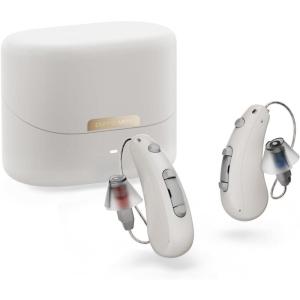 imageOmni OTC Hearing Aids for Seniors Adults  Ideal Background Noise Reduction 18 HR Battery ampamp Rechargeable Case iOS ampamp Android Bluetooth App Control Lifetime Service ampamp Audiology Care