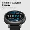imageAmazfit Active Max Smart Watch 15 AMOLED Display 25Day Battery Offline Maps GPS 4GB Storage 170 Sport Modes 5 ATM Water Resistant Heart Rate amp Sleep Fitness Tracker for Android amp iPhone