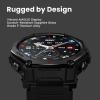 imageAmazfit TRex 3 Pro Outdoor Smart Watch 44mm Sapphire AMOLED Display with Flashlight Ti Bezel Dual Band GPS Offline Maps 17 Days Battery 10 ATM 180 Sports Mode for Android amp iPhone BlackTactical Black