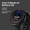imageAmazfit TRex 3 Pro Outdoor Smart Watch 44mm Sapphire AMOLED Display with Flashlight Ti Bezel Dual Band GPS Offline Maps 17 Days Battery 10 ATM 180 Sports Mode for Android amp iPhone BlackTactical Black