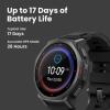 imageAmazfit TRex 3 Pro Outdoor Smart Watch 44mm Sapphire AMOLED Display with Flashlight Ti Bezel Dual Band GPS Offline Maps 17 Days Battery 10 ATM 180 Sports Mode for Android amp iPhone BlackBlack