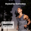 image:imageAmazfit Nylon Armband for Helio Strap Official Breathable Armband for Accurate Measurement on Bicep Easy Adjustable and Lightweight Replacement Strap QuickDry Black